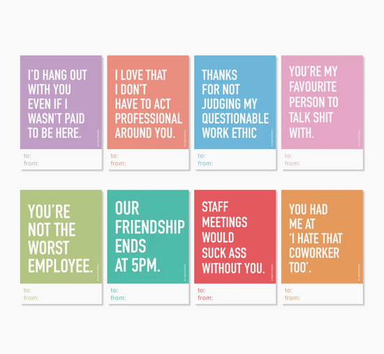 Office Love Notes - Set of 16