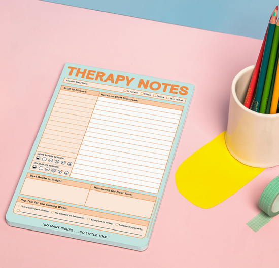 Therapy Notes Notepad - 60 sheets