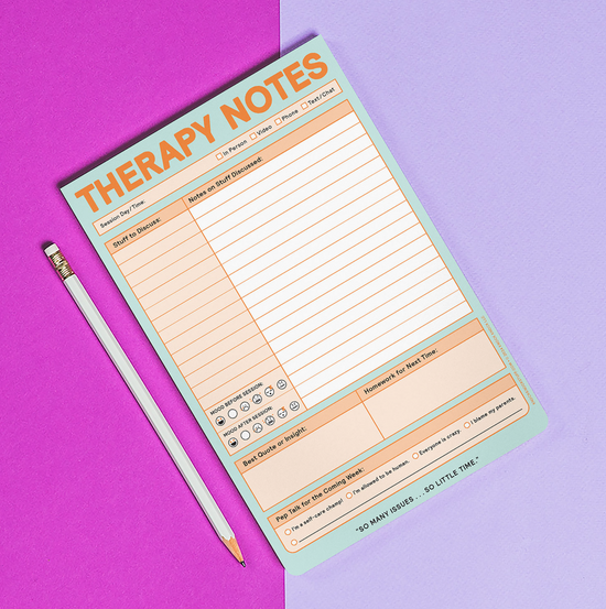 Therapy Notes Notepad - 60 sheets