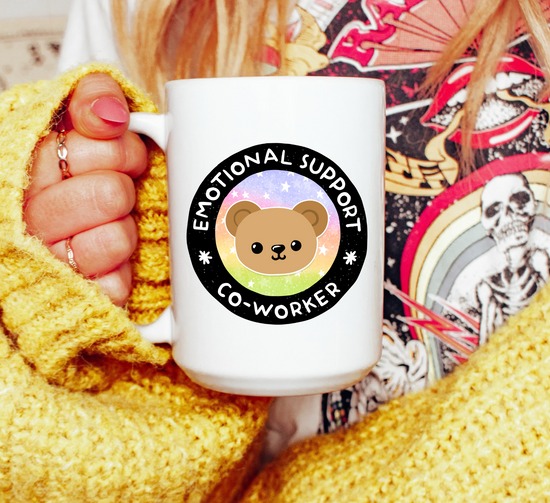 Emotional Support Co-Worker 15 oz Mug