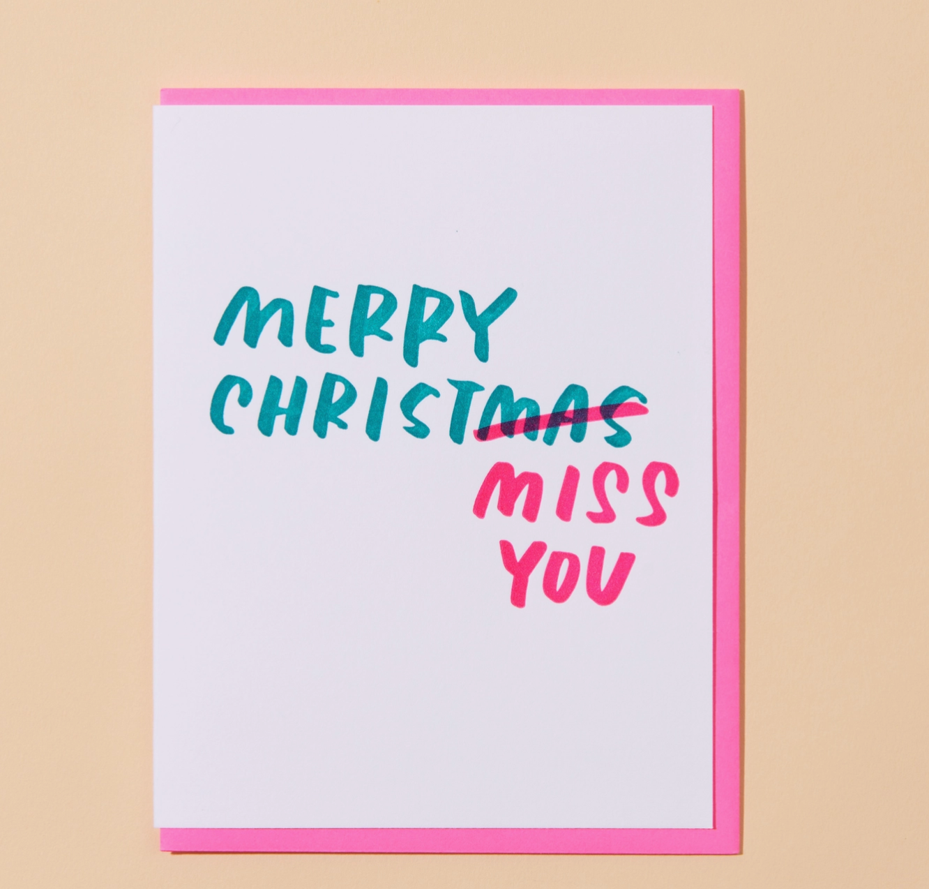 Merry Christ-Miss You Card