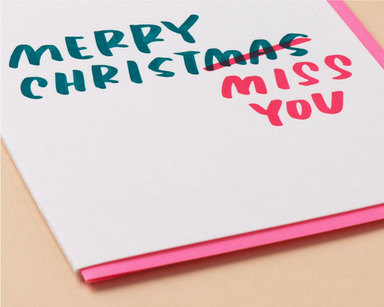 Merry Christ-Miss You Card