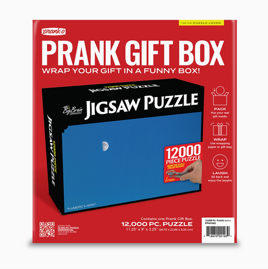 12,000 Piece Jigsaw Puzzle Prank Gift Box