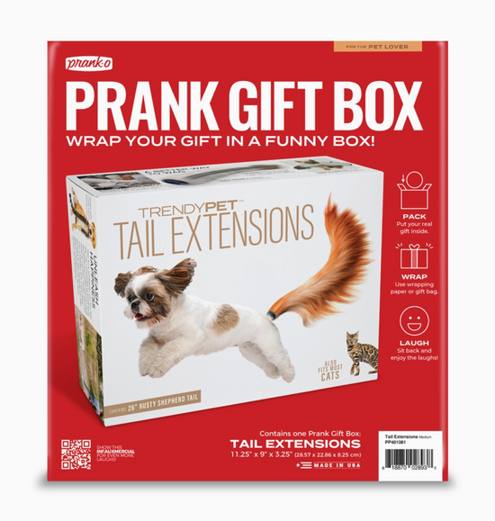 Pet Tail Extensions Prank Gift Box