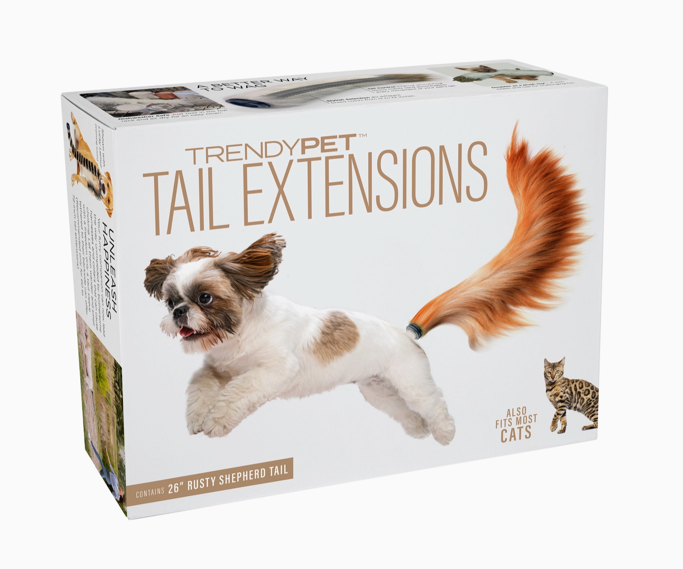 Pet Tail Extensions Prank Gift Box