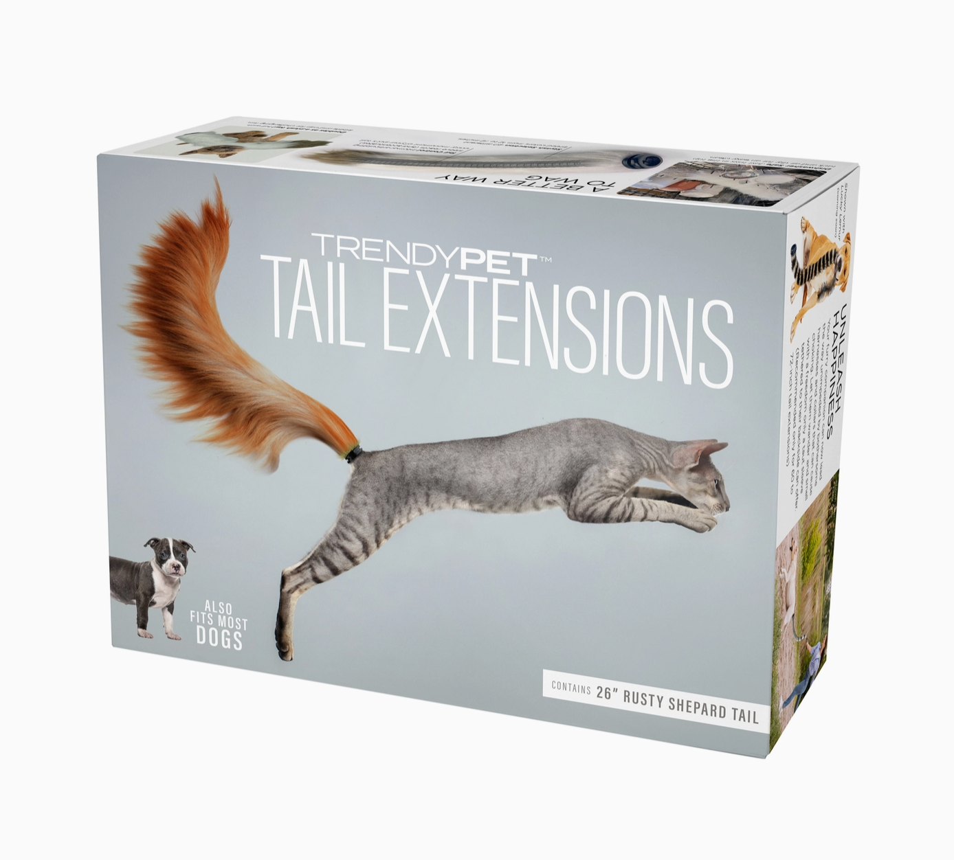 Pet Tail Extensions Prank Gift Box