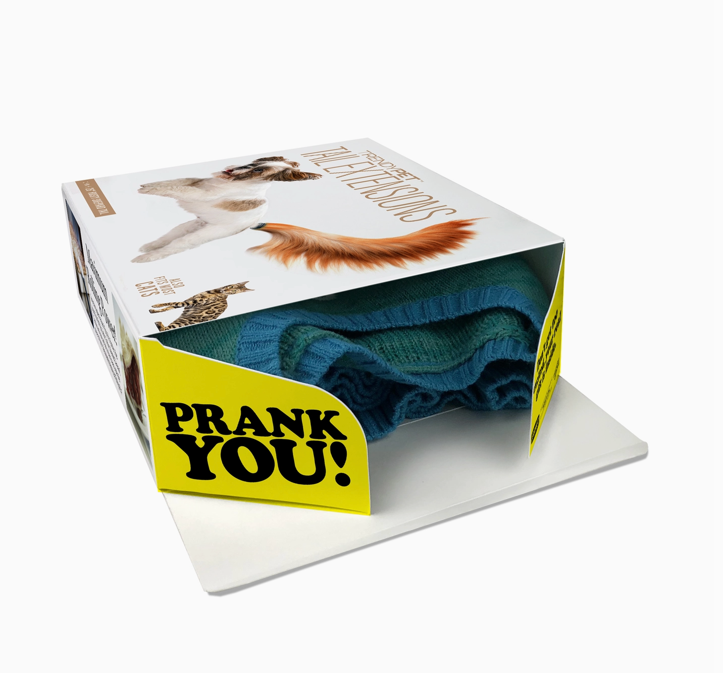 Pet Tail Extensions Prank Gift Box