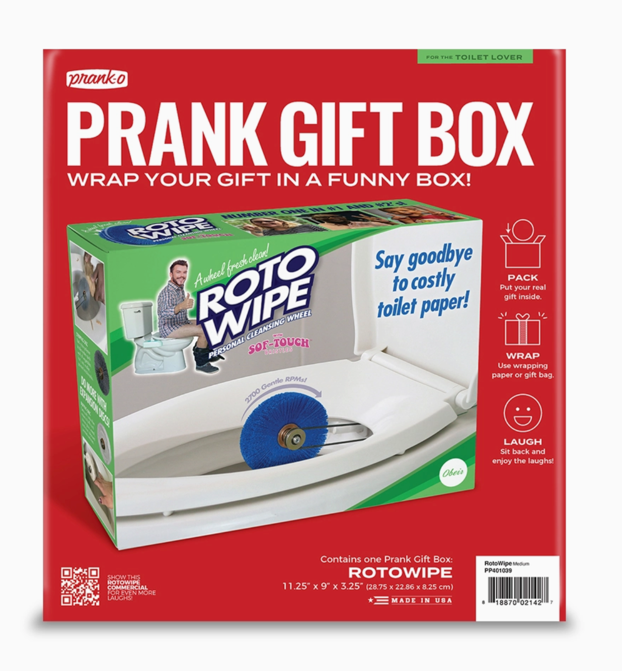 RotoWipe Prank Gift Box