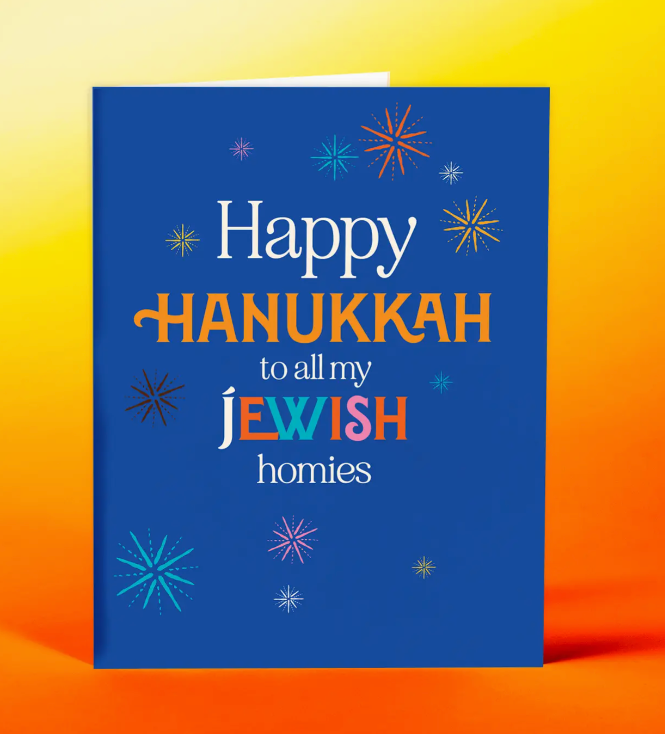 Happy Hanukkah To All My Jewish Homies Card