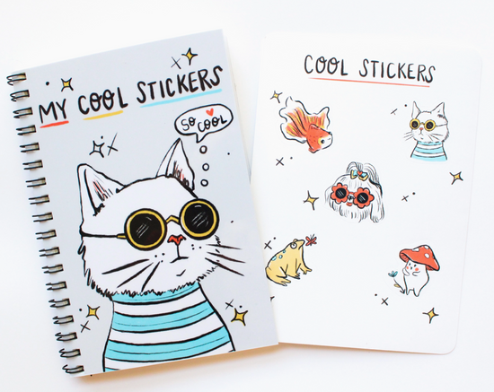 Cool Cat Sticker Collection Book