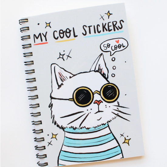 Cool Cat Sticker Collection Book