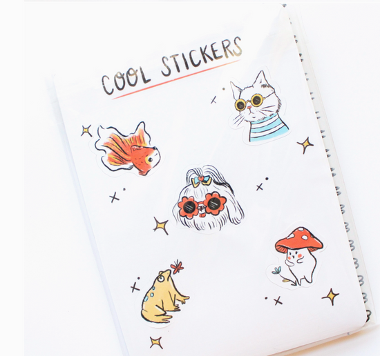 Cool Cat Sticker Collection Book