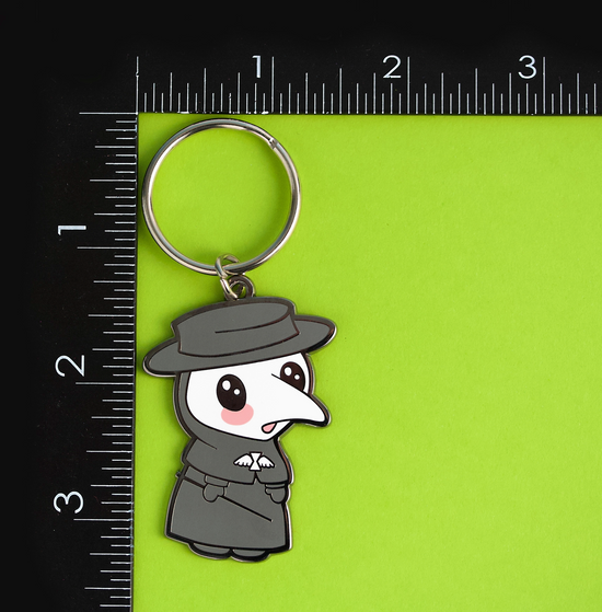 Plague Doctor Keychain