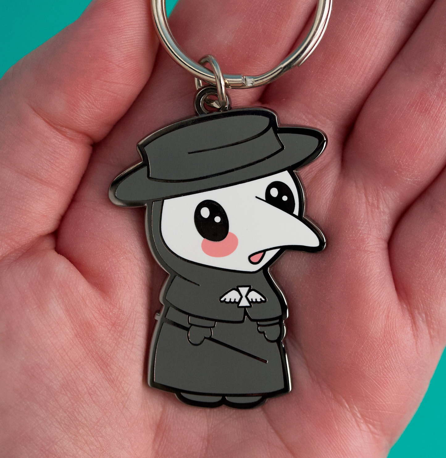 Plague Doctor Keychain