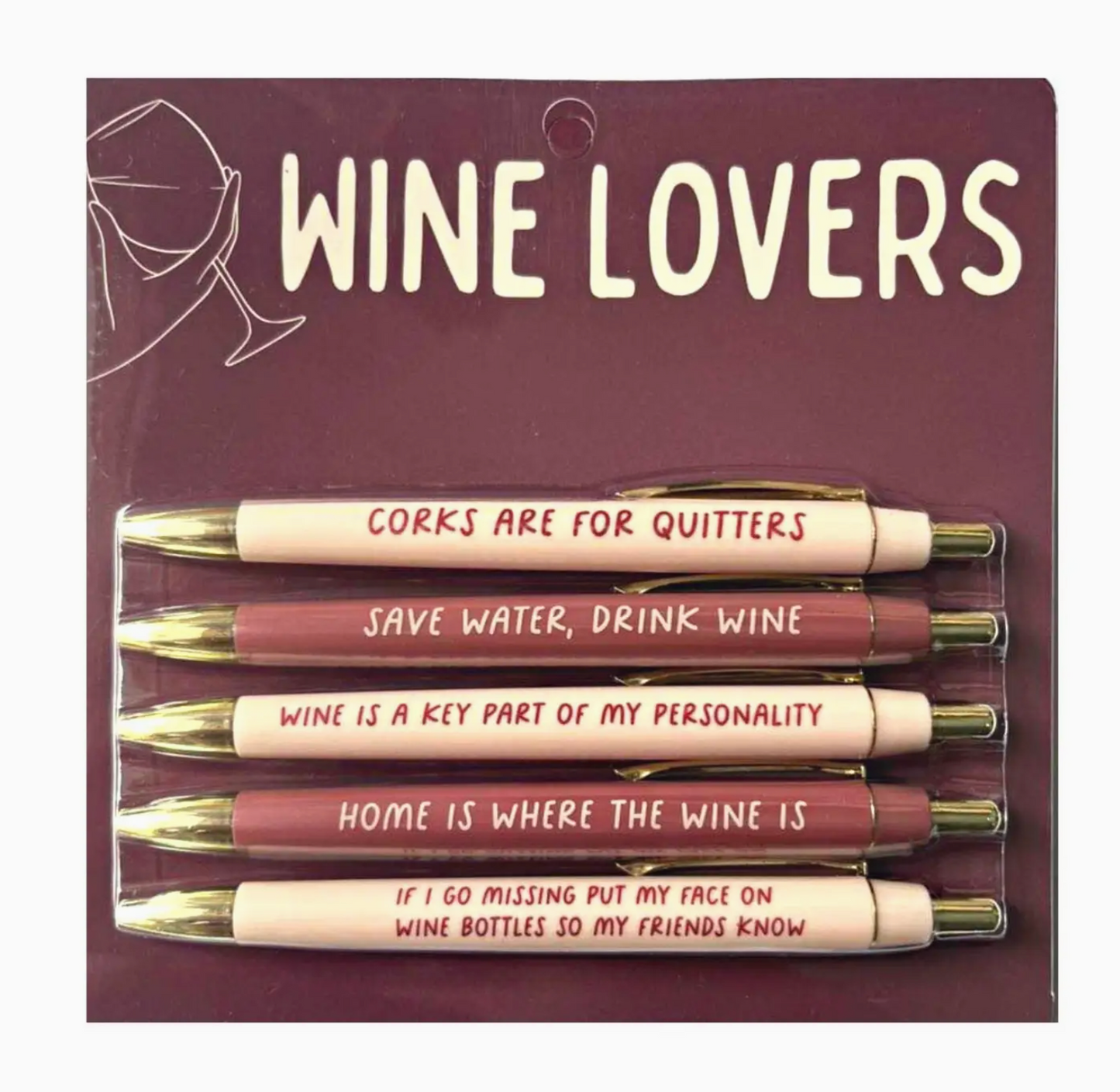 Wine Lovers Pen Set