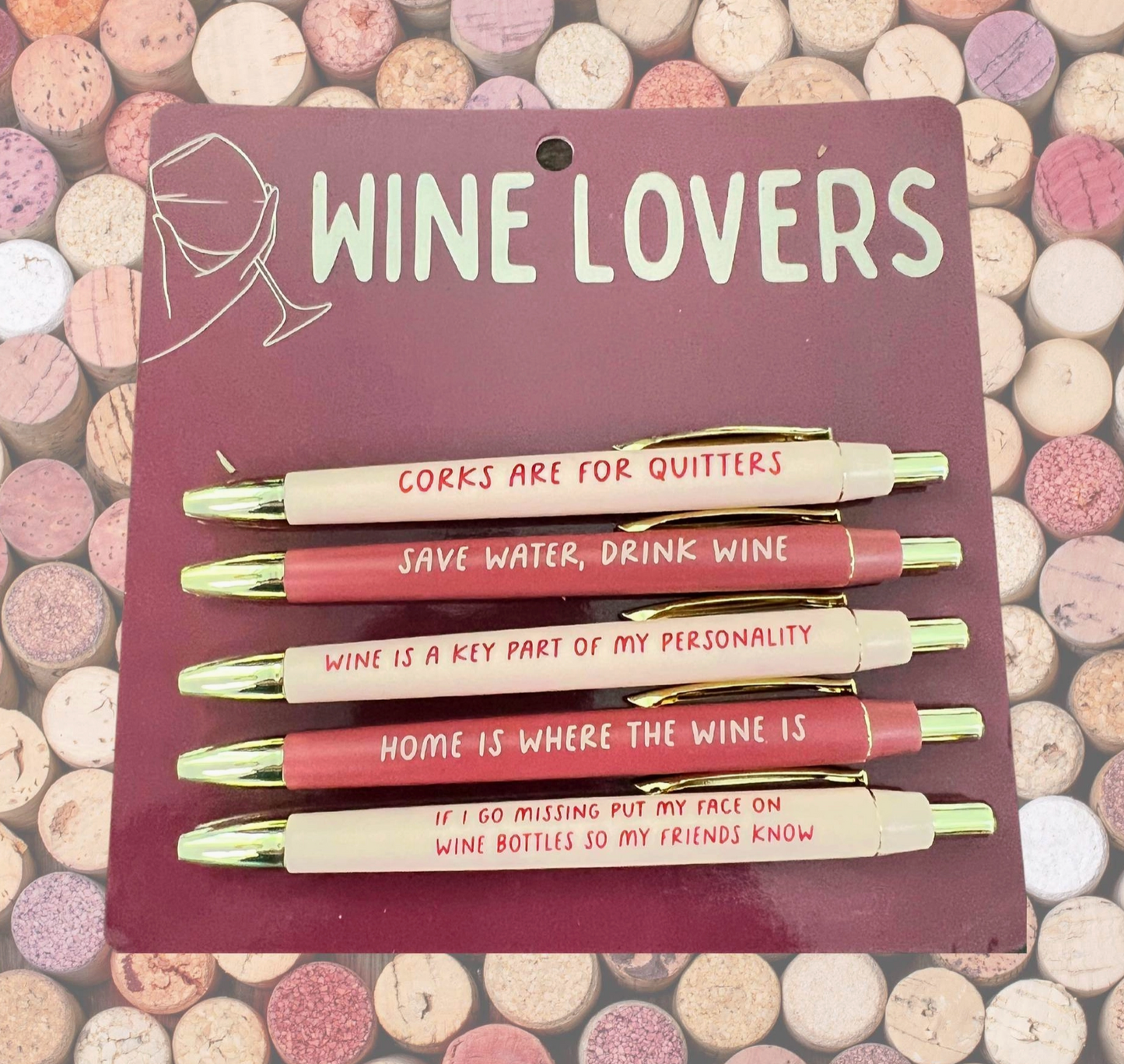 Wine Lovers Pen Set