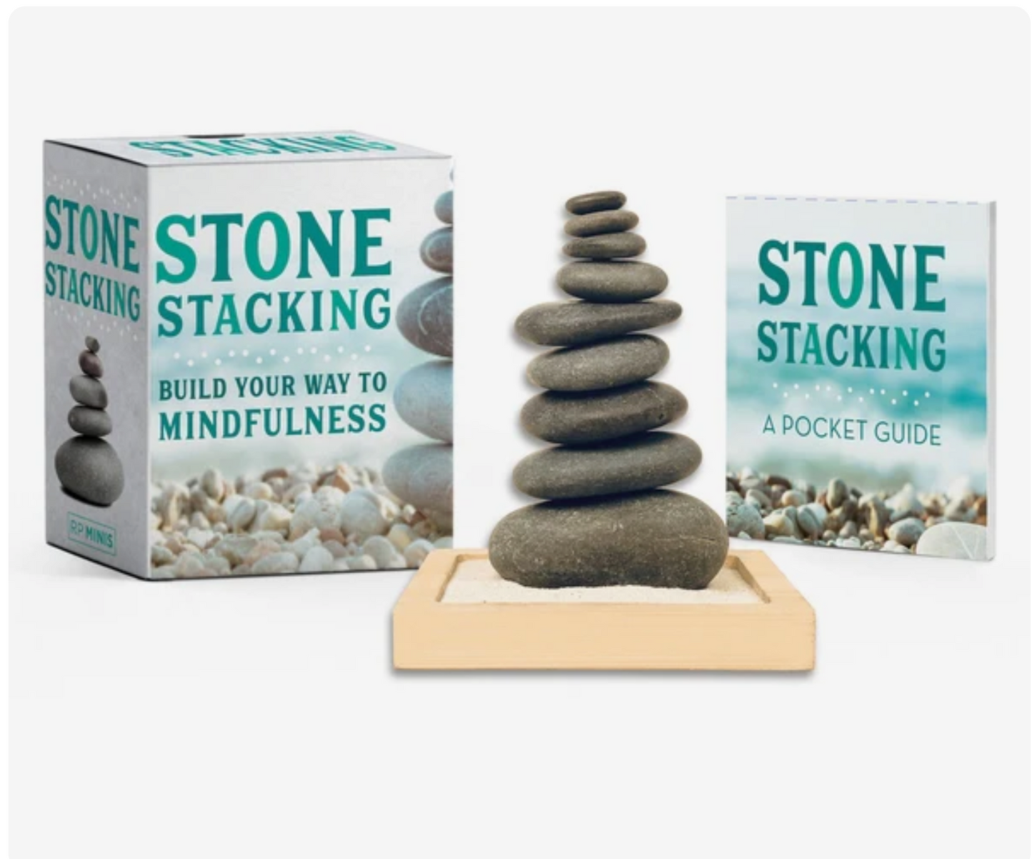 Stone Stacking: Build Your Way to Mindfulness Desktop Accessory