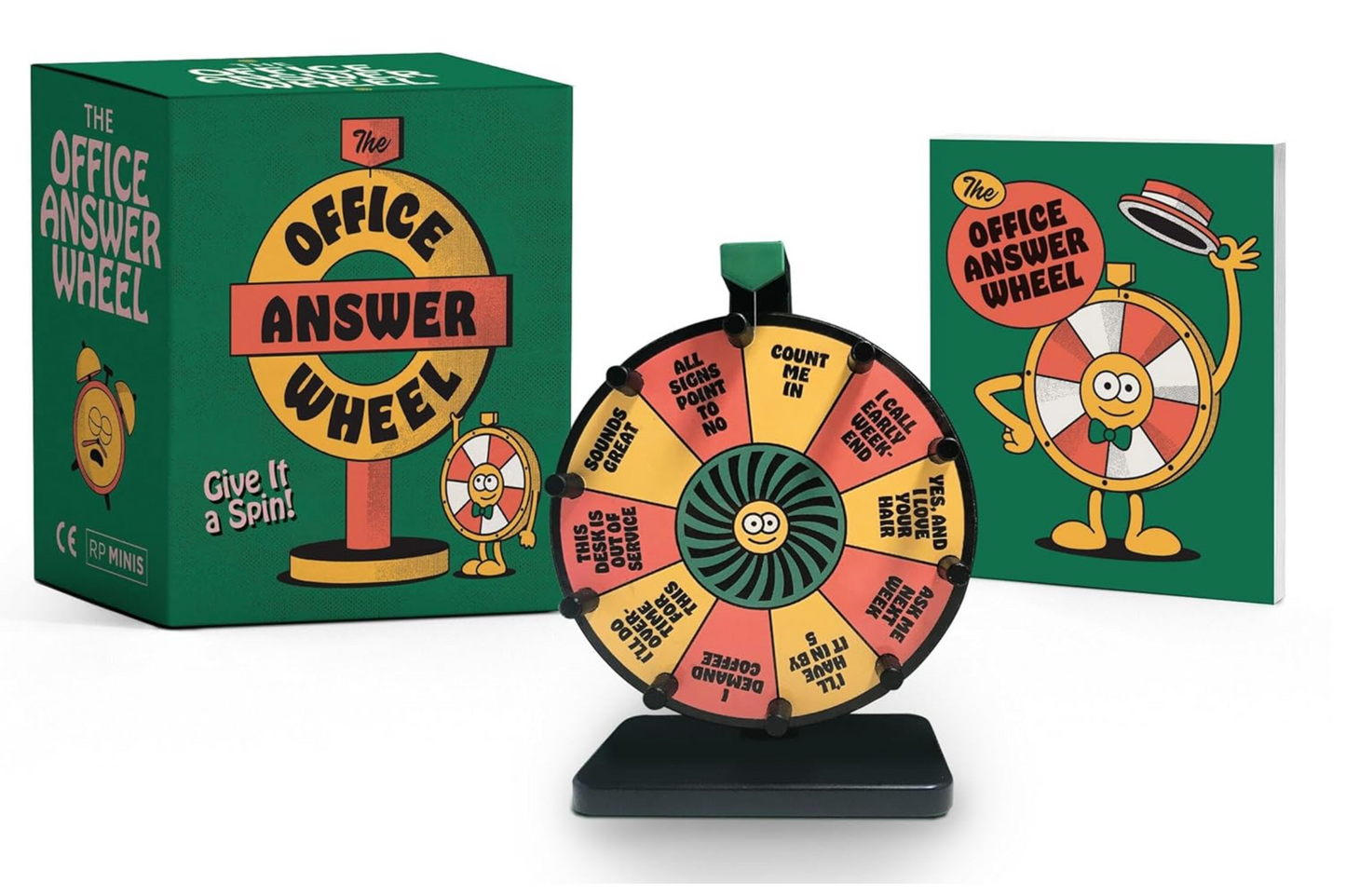 Office Answer Wheel: Give It a Spin! Desktop Accessory