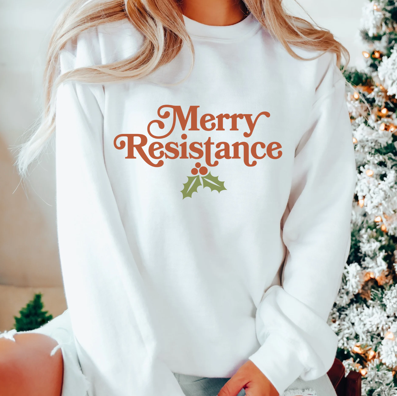 Merry Resistance Unisex Sweatshirt