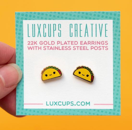 Taco Earrings