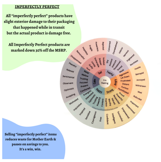 *Imperfectly Perfect* Wheel Of Emotions Sticker