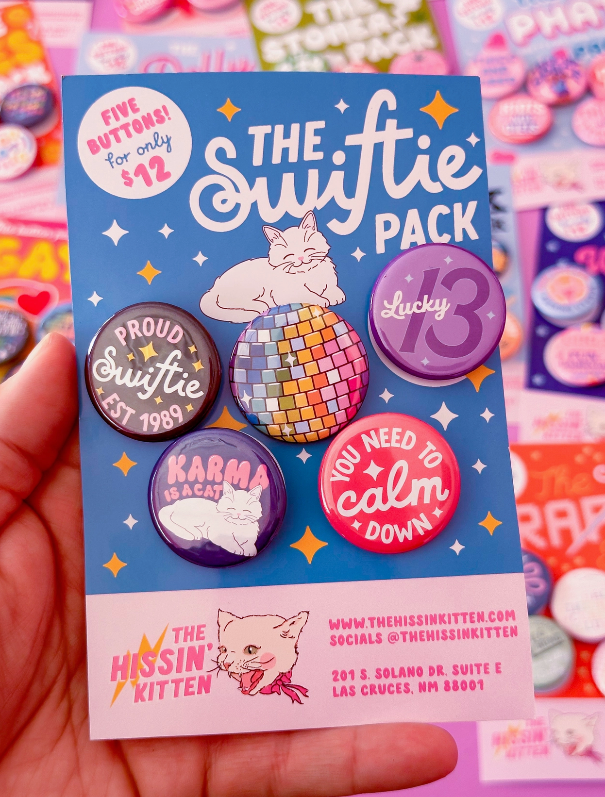 The Swiftie Pack - 5 button magnet set