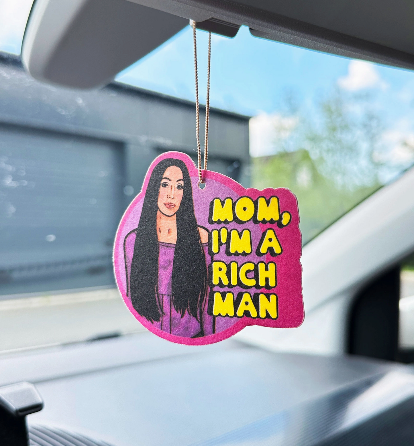 Mom I'm A Rich Man Air Freshener