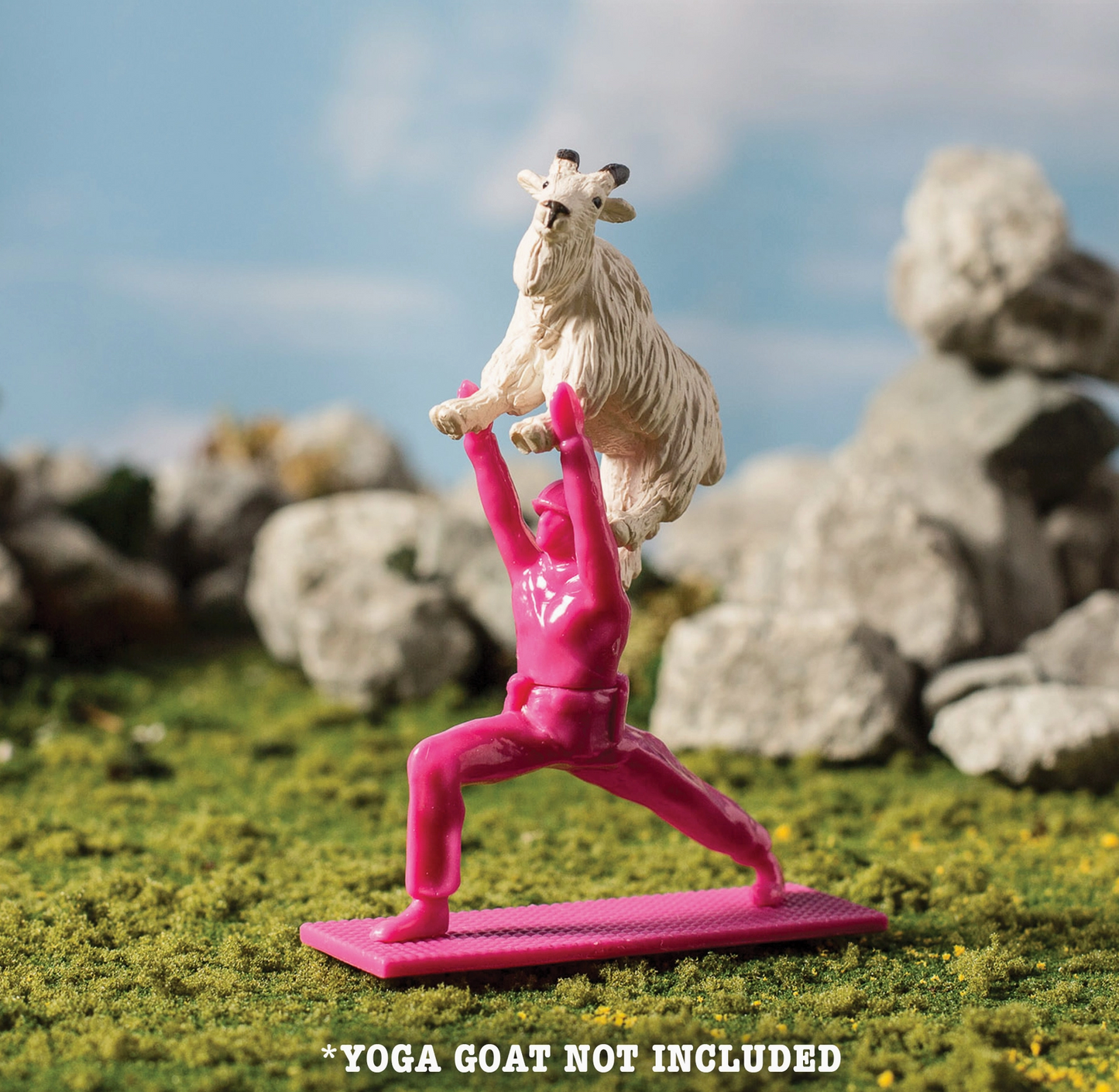 Pink Yoga Joes Set - 9 Figurines Included