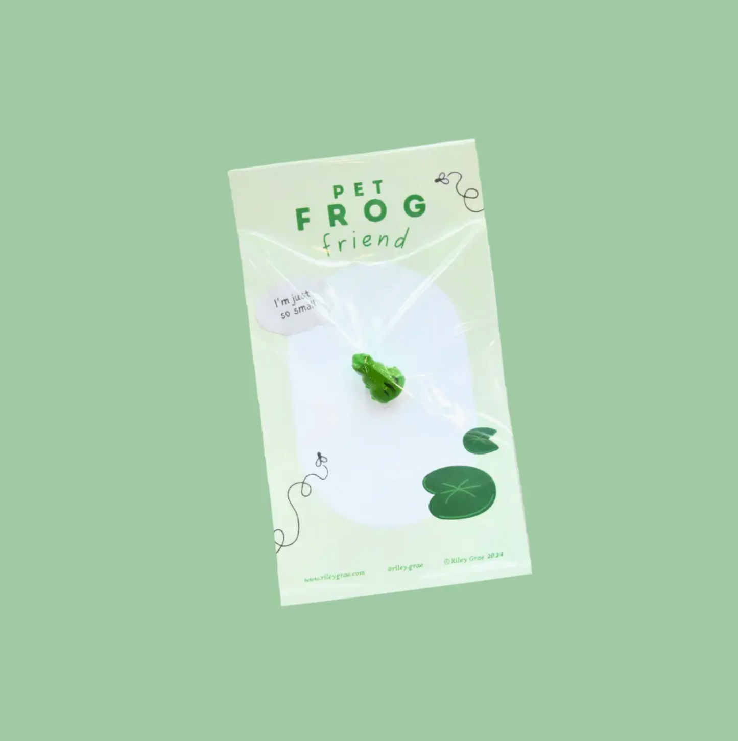 Pet Frog Friend - Mini Figurine