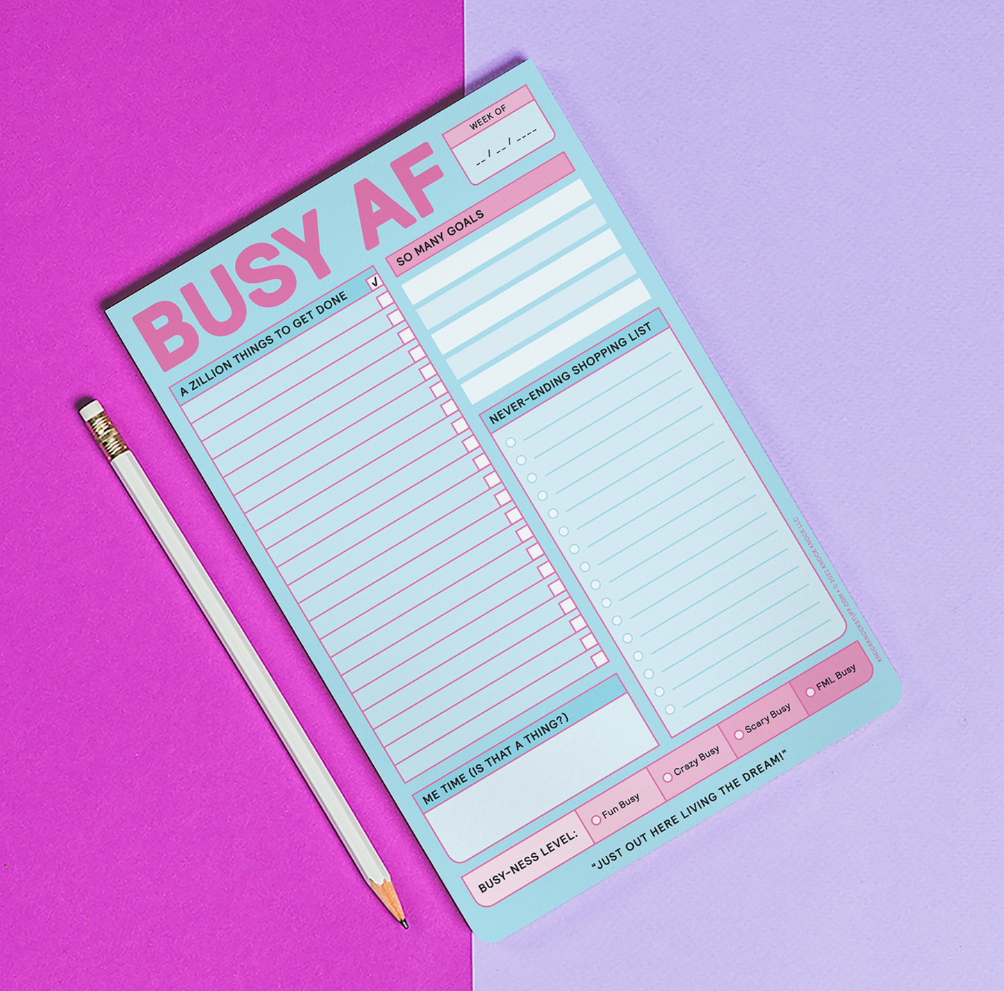 Busy AF Notepad