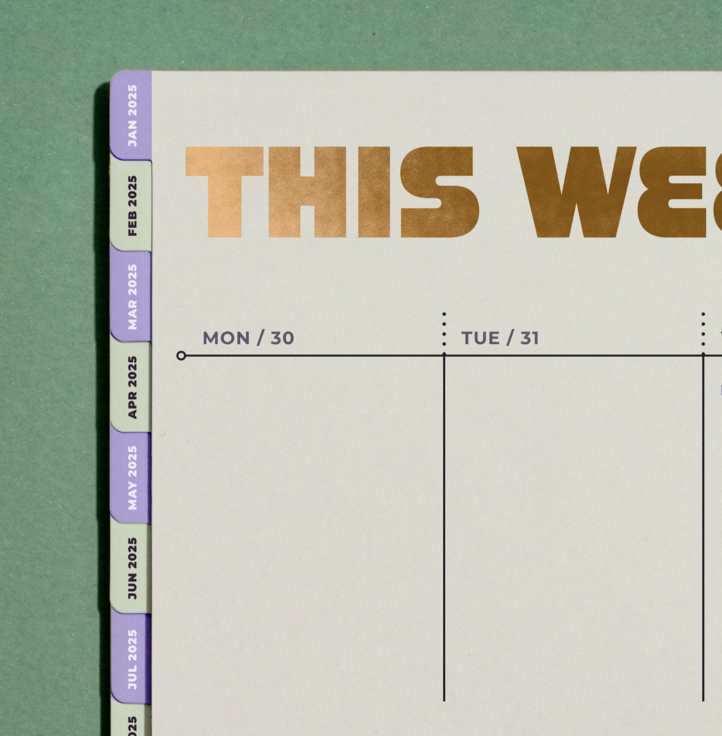 This Week Weekly Desktop Calendar