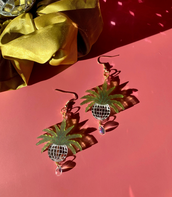 Disco Ball Planters Earrings