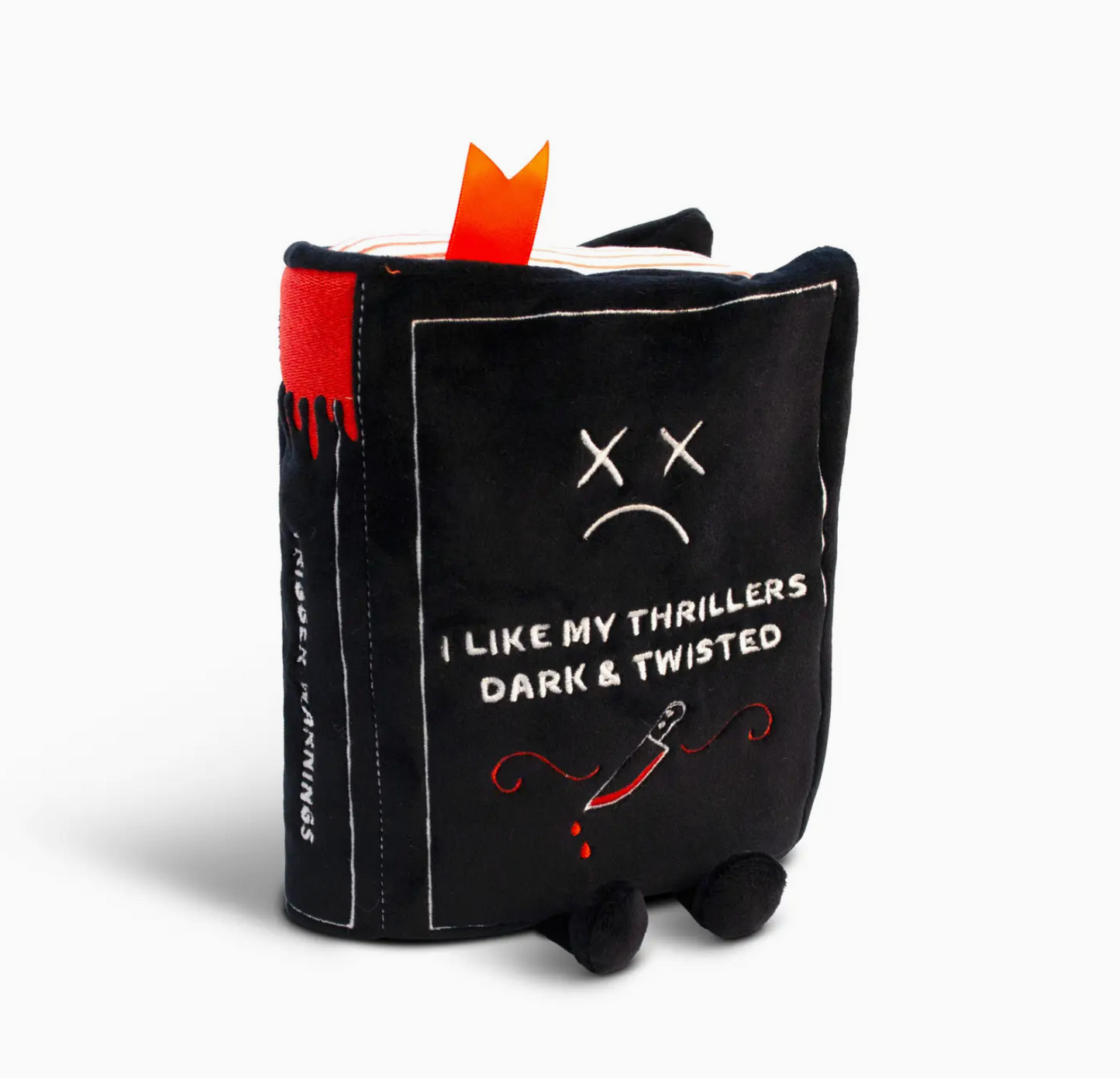 I Like My Thrillers Dark & Twisted Book Plushie