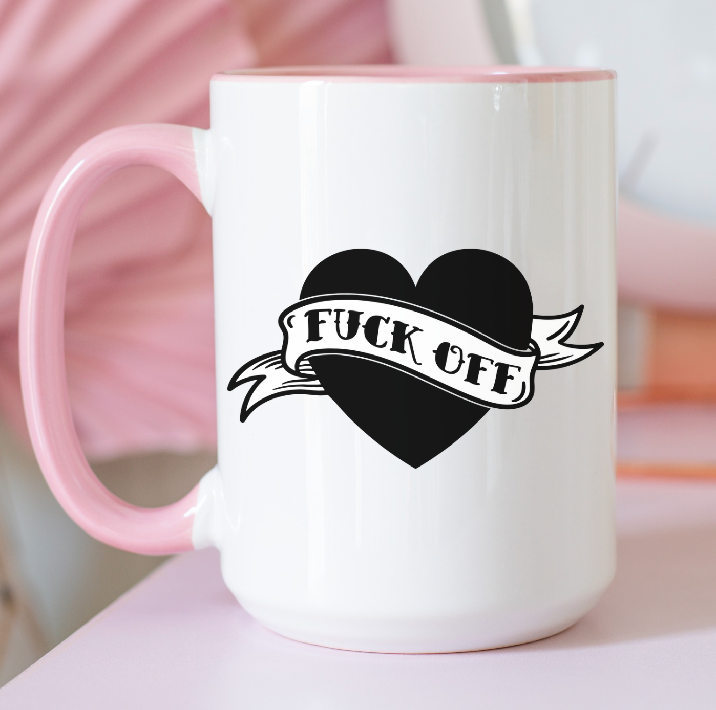 Fuck Off 15 oz Mug (4 colors available)