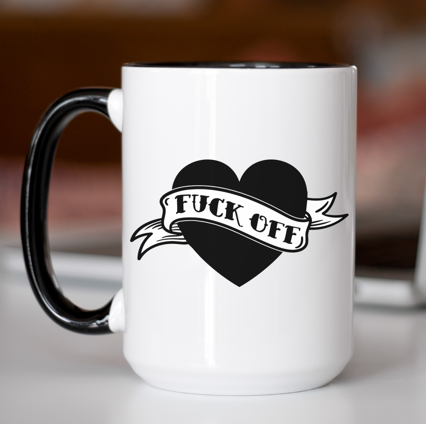 Fuck Off 15 oz Mug (4 colors available)