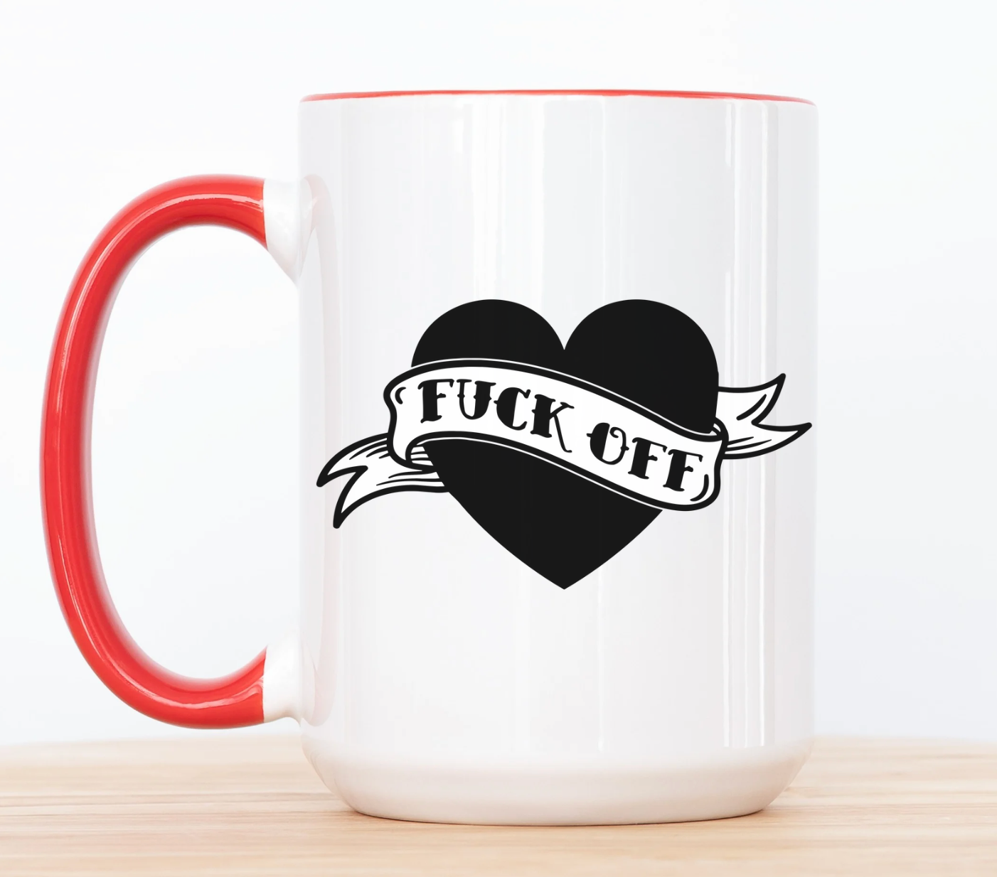 Fuck Off 15 oz Mug (4 colors available)