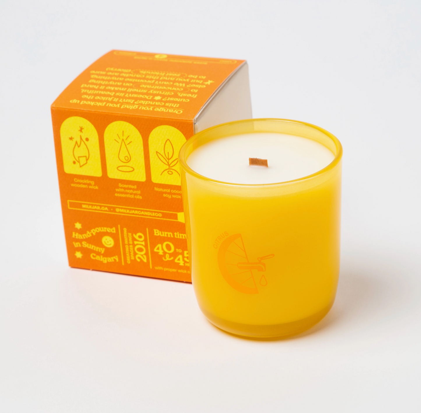 Citrus - Sweet Orange & Lemongrass Soy Candle