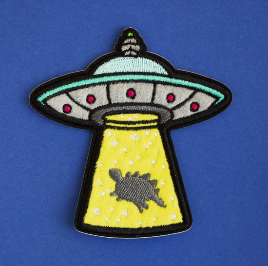 Stego UFO Fuzzy Patch