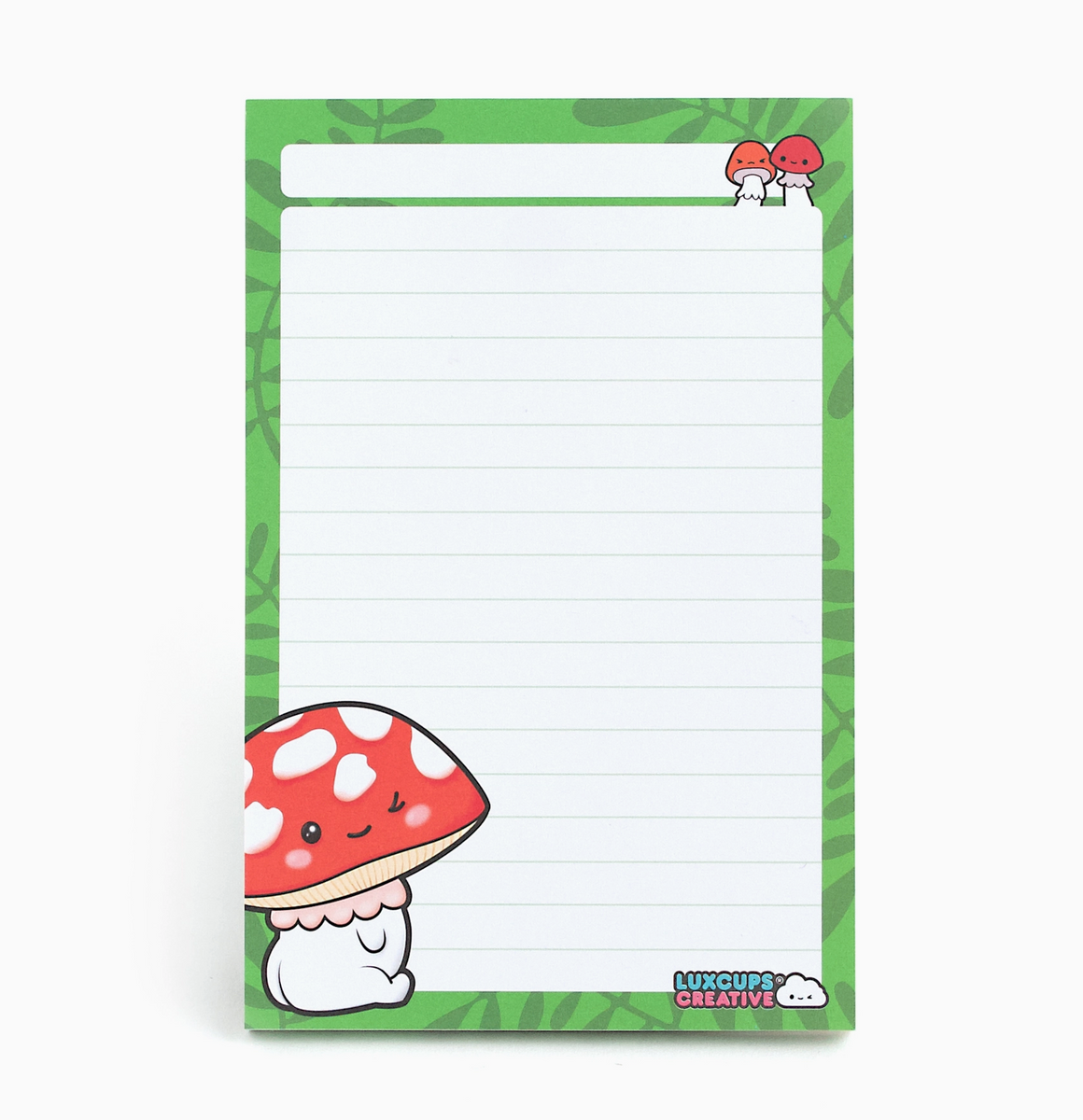 Red Mushroom Notepad - 50 sheets – Hilarious Humanitarian