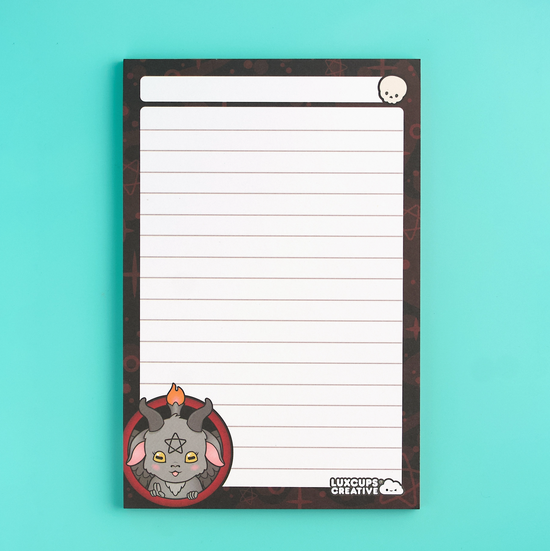 Baphomet Notepad - 50 sheets