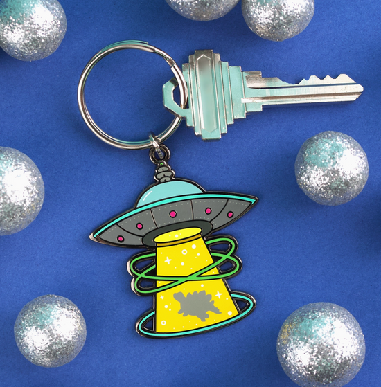 Stego UFO Keychain