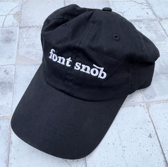 Font Snob Hat