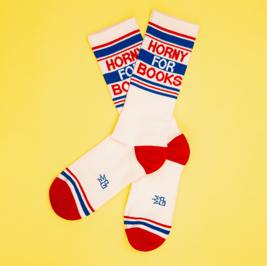 Horny For Books Socks