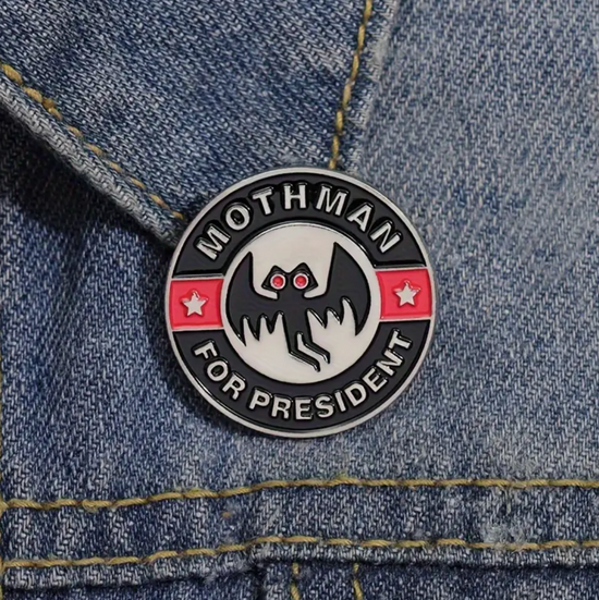 Mothman For President Pin