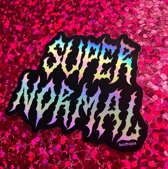 Super Normal Holographic Sticker