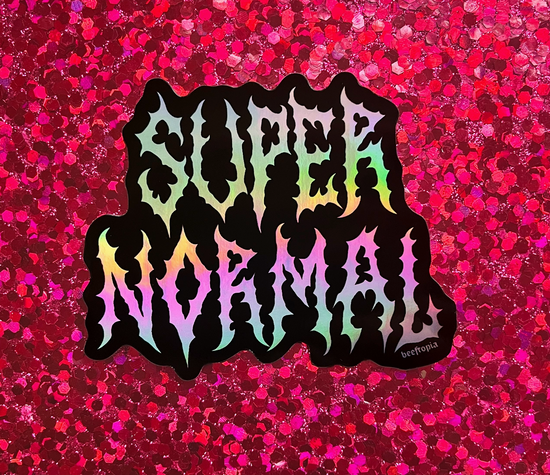 Super Normal Holographic Sticker