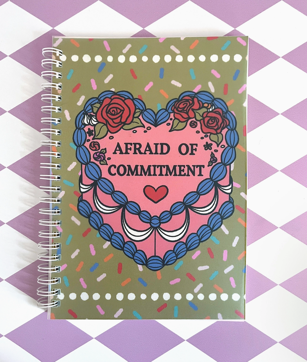 Afraid of Commitment Reusable Sticker Book