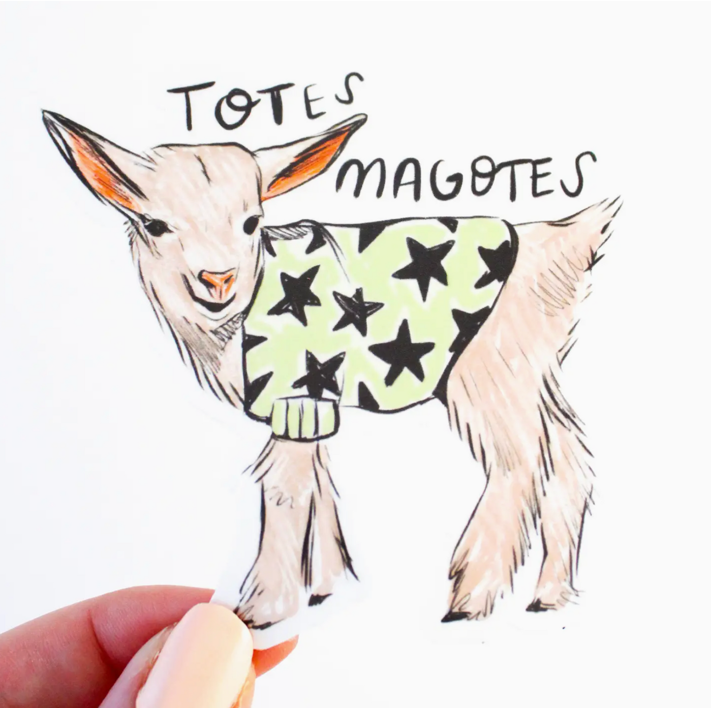 Totes Magoats Baby Goat Sticker