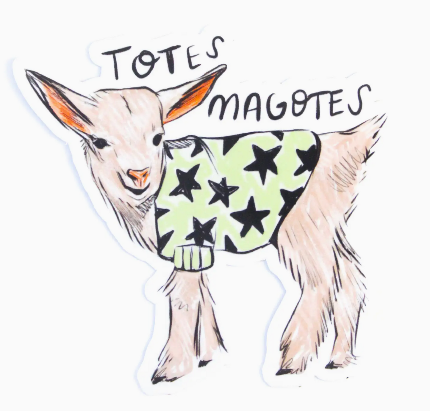 Totes Magoats Baby Goat Sticker