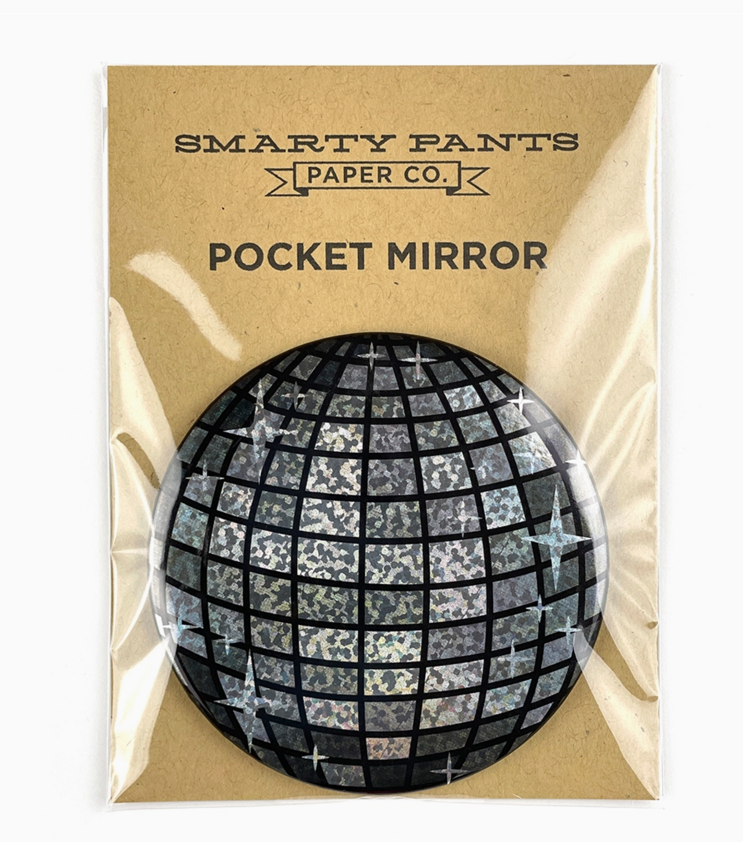 Disco Ball Glitter Pocket Mirror